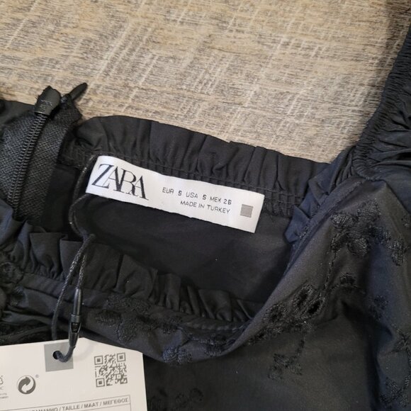 NWT ZARA | Embroidered Mini Dress | Sz. S - Picture 8 of 10